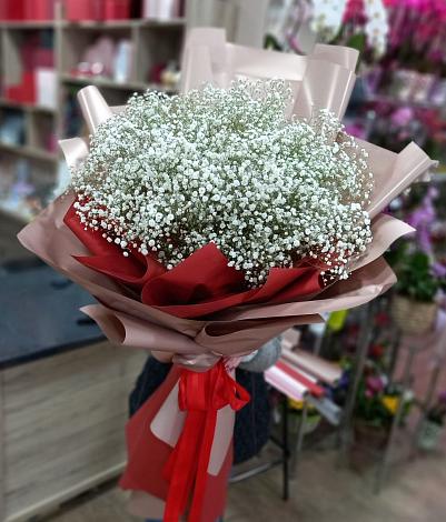 Букет цветов из: Гипсофила в Гидроузел
