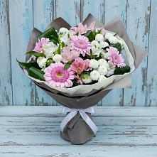 Букет цветов из:  Герберы, Альстромерии и Хризантемы #REPLACE_PRED# Гидроузел