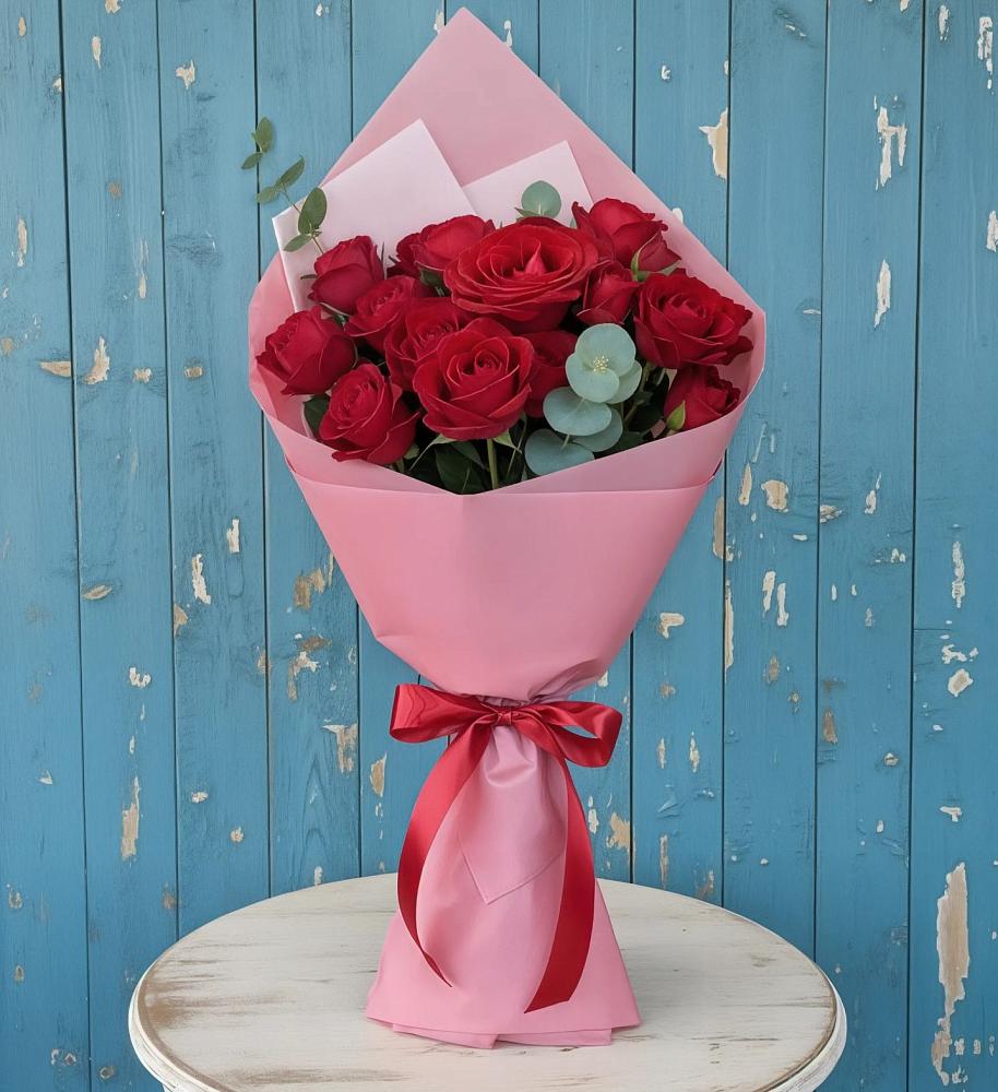 Букет цветов из: Розы в Гидроузел