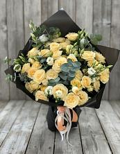 Букет цветов из:  Розы и Лизиантусы в Гидроузел