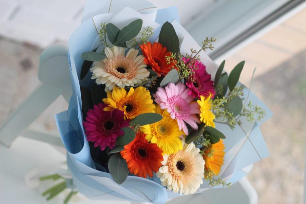 Букет цветов из: Герберы в Гидроузел