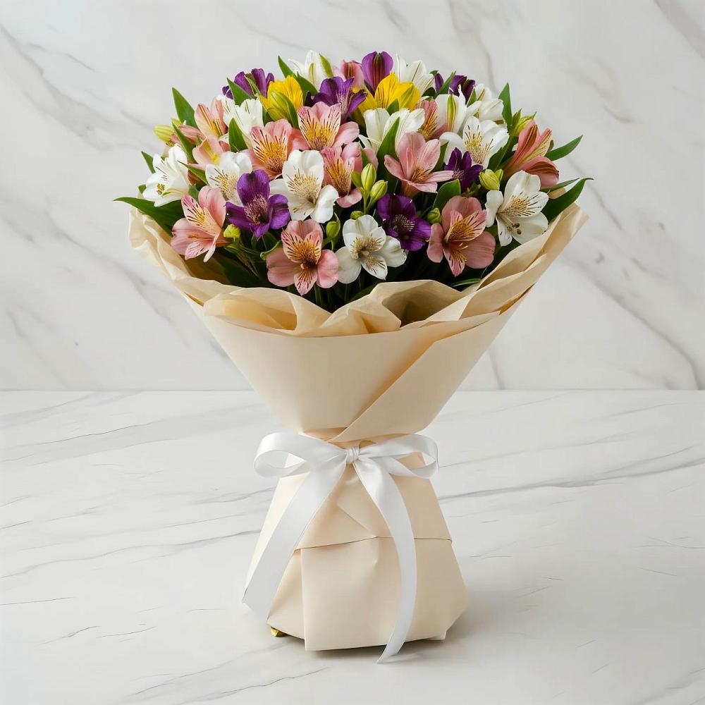 Букет цветов из: Альстромерии в Гидроузел