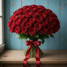 Букет Красные розы Блэк Меджик в Гидроузел