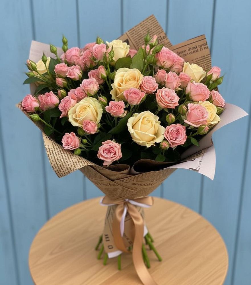 Букет цветов из: Розы в Гидроузел