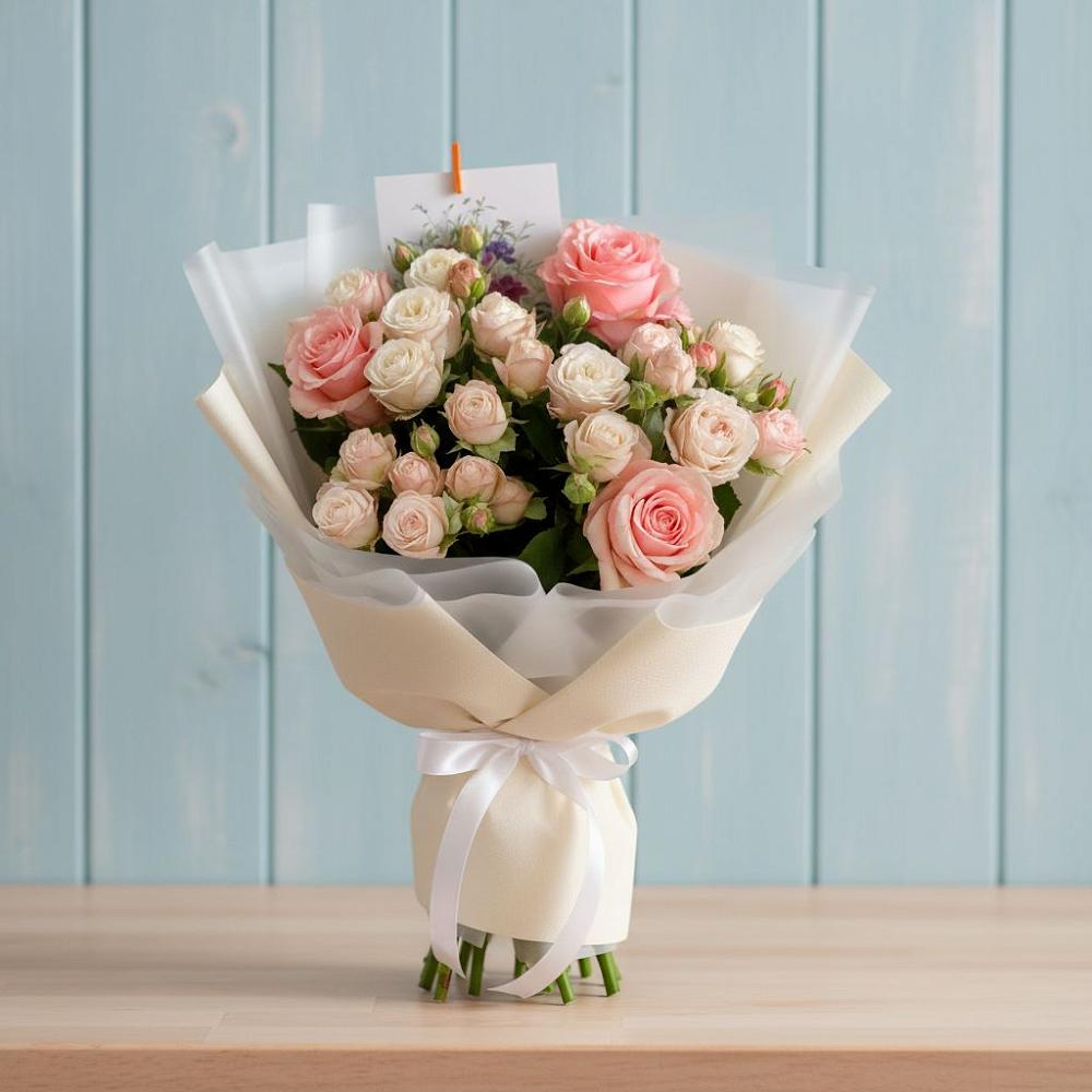 Букет цветов из: Розы в Гидроузел