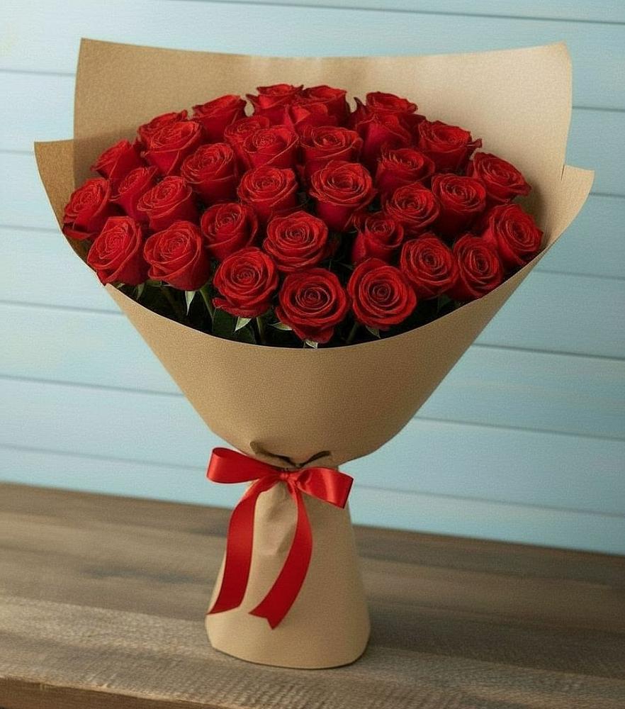 Букет Красные розы Милано в Гидроузел