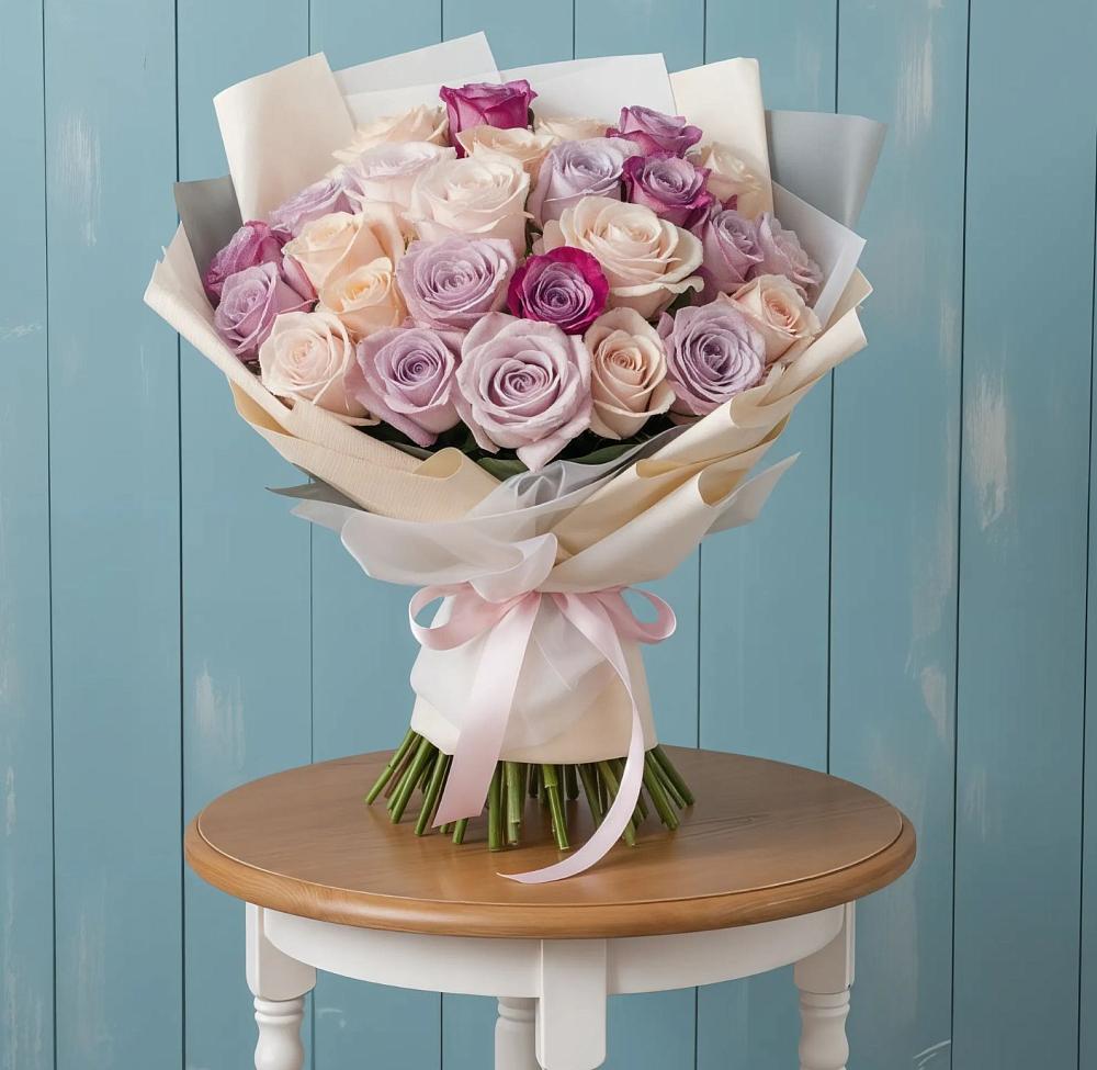 Букет цветов из: Розы в Гидроузел