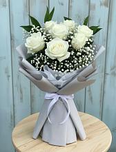 Букет цветов из:  Розы #REPLACE_PRED# Гидроузел