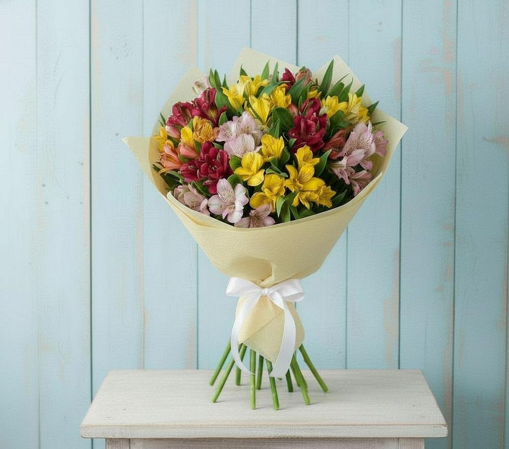 Букет цветов из: Альстромерии в Гидроузел