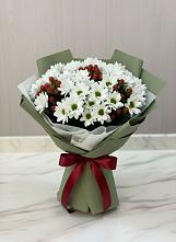 Букет цветов из:  Хризантемы #REPLACE_PRED# Гидроузел