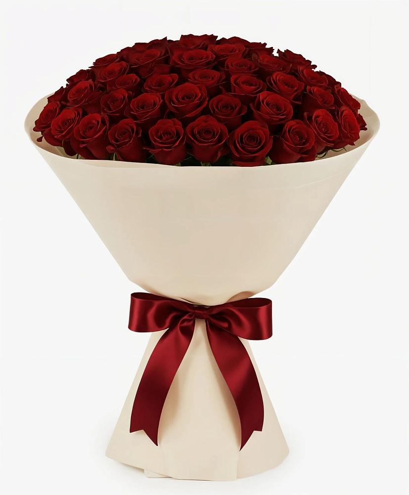 Букет 101 Бордовая роза Блэк Бакарра в Гидроузел