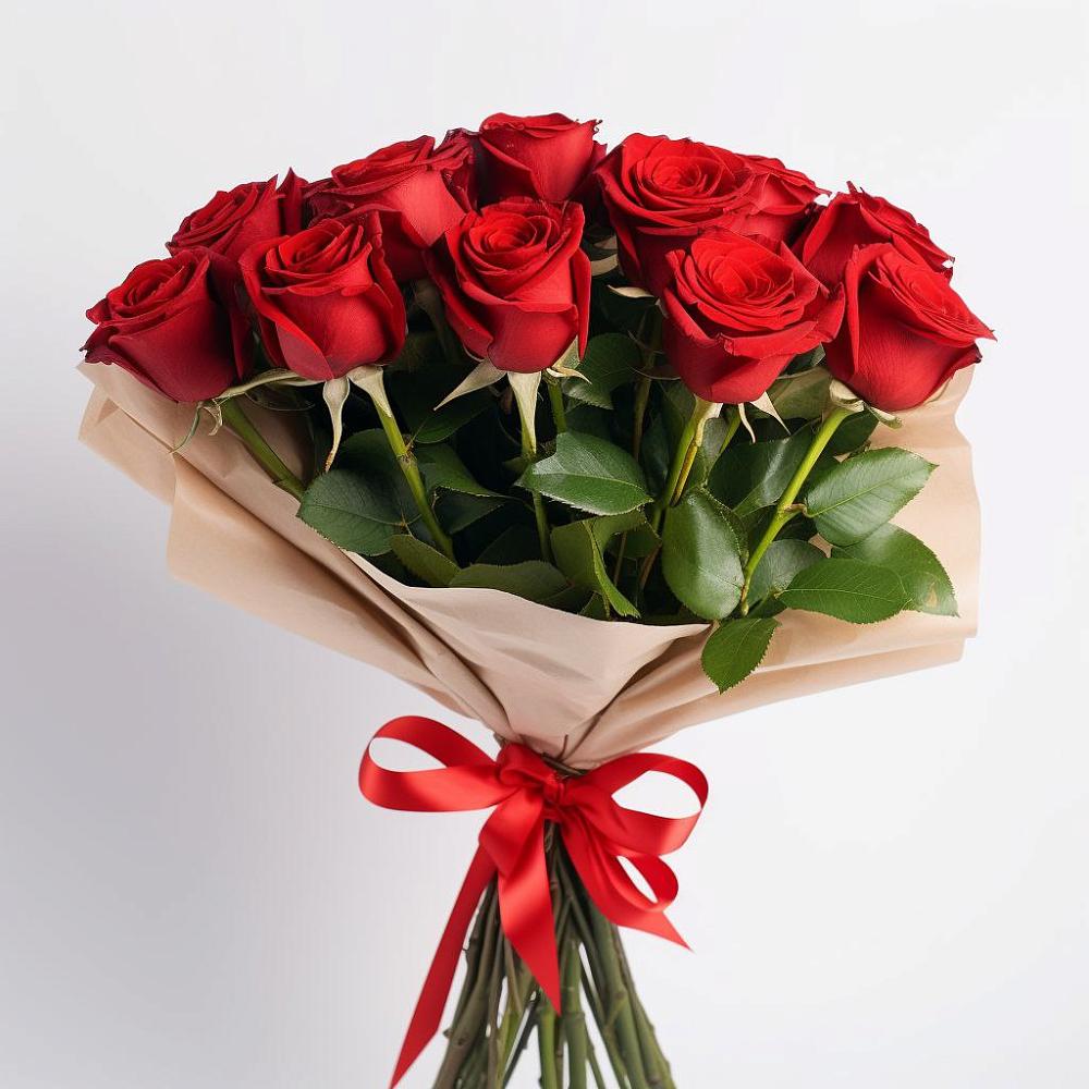 Букет 11 Красных роз Эдлесс Лав в Гидроузел
