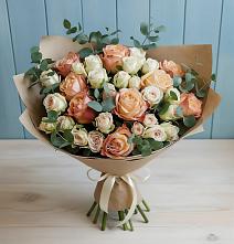 Букет цветов из:  Альстромерии и Розы #REPLACE_PRED# Гидроузел