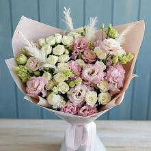 Букет цветов из:  Альстромерии и Розы в Гидроузел